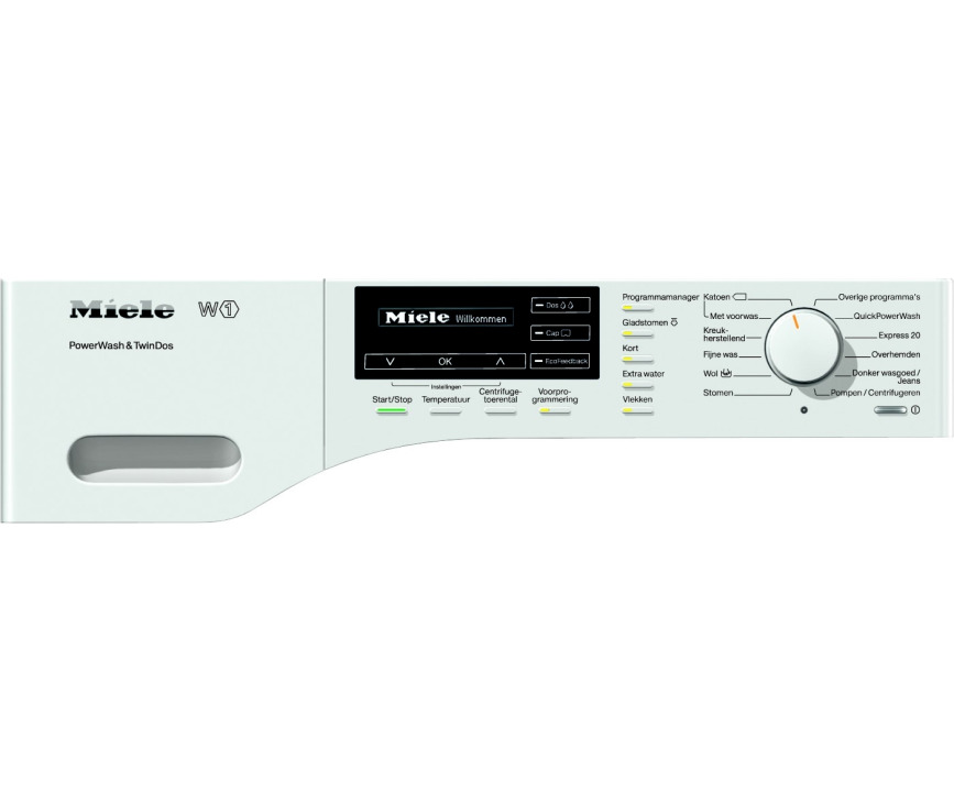 De Miele WKH 270 WPS wasmachine is onder andere uitgevoerd met TwinDos, CapDosing en PowerWash