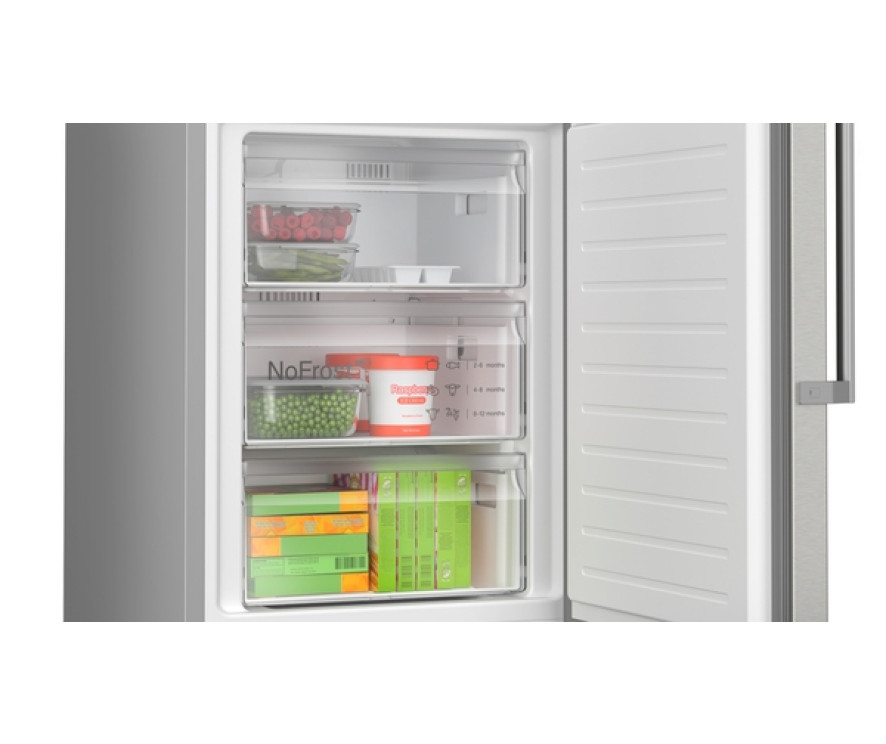 Bosch KGN36VICT vrijstaande koelkast - rvs