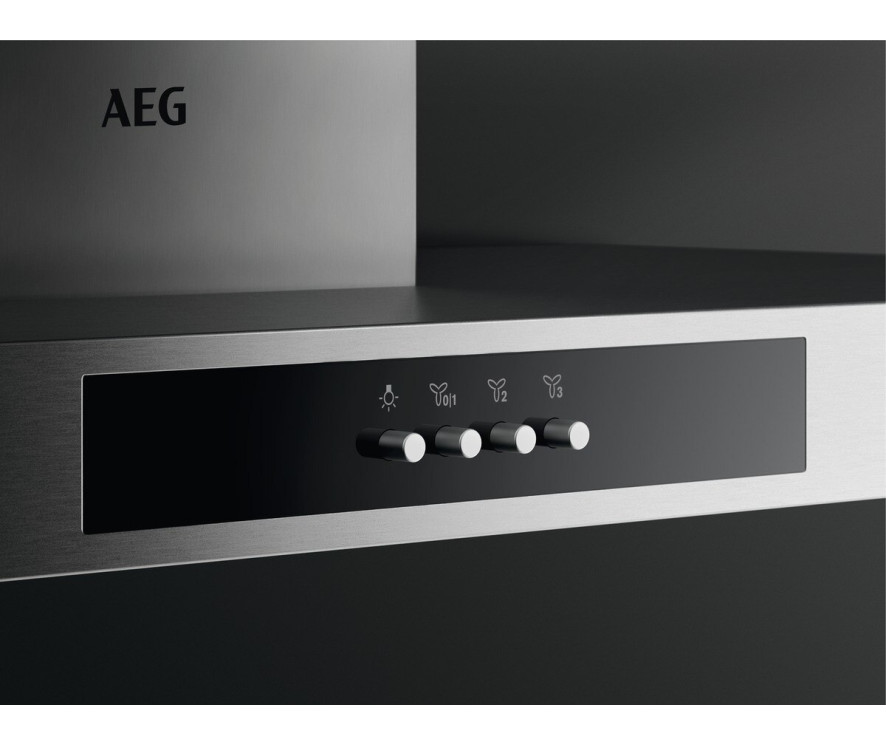 AEG DBB3651M wand rvs afzuigkap - 60 cm. breed