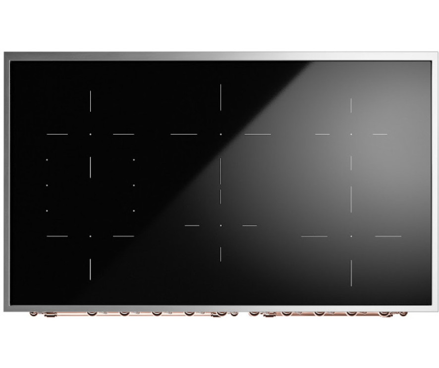 Ilve PDI106NE3/MG inductie fornuis - grafiet - 100 cm. breed