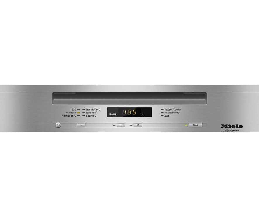 Bedieningspaneel van de Miele G 6000 SCi vaatwasser inbouw