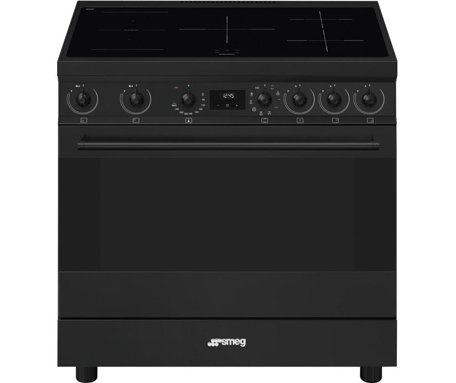 Smeg C9IMN2 inductie fornuis - mat zwart - 90 cm