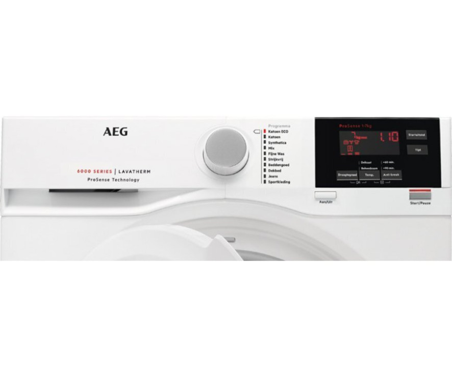 Aeg T6DB72GP condens droger - 7 kg. vulgewicht