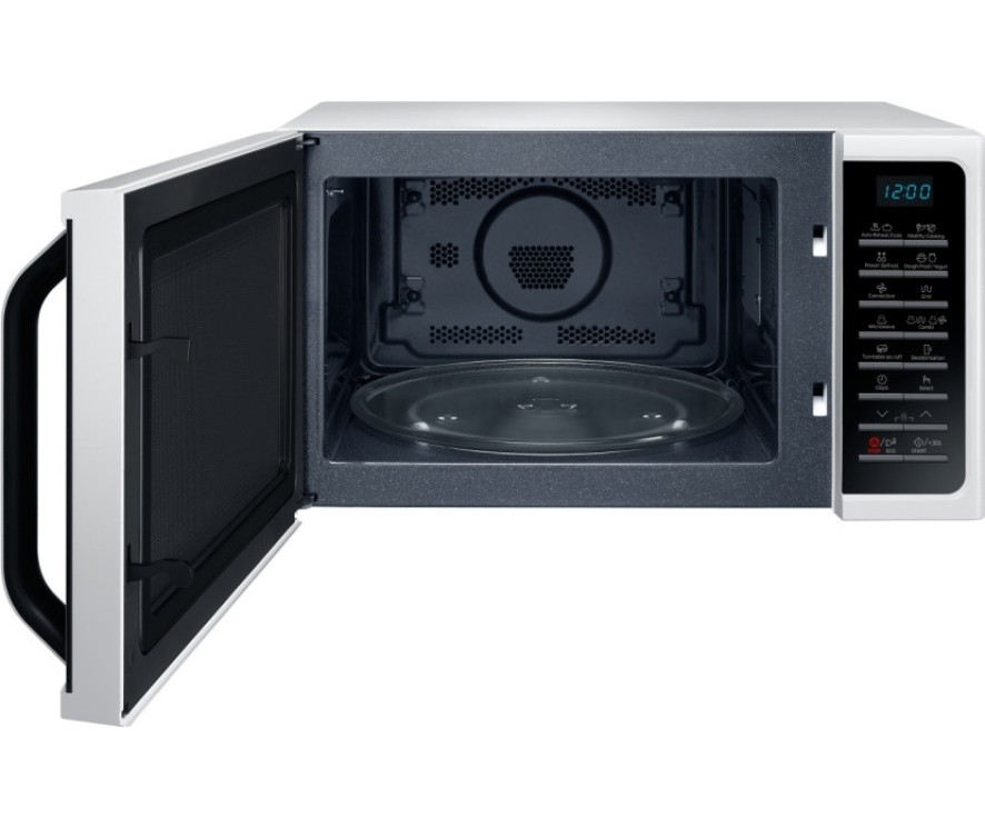 Het draaiplateau van de Samsung MC28H5015AW is uit te schakelen