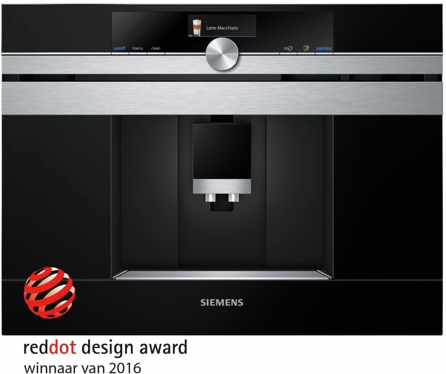 Siemens CT636LES6 rvs inbouw koffiemachine