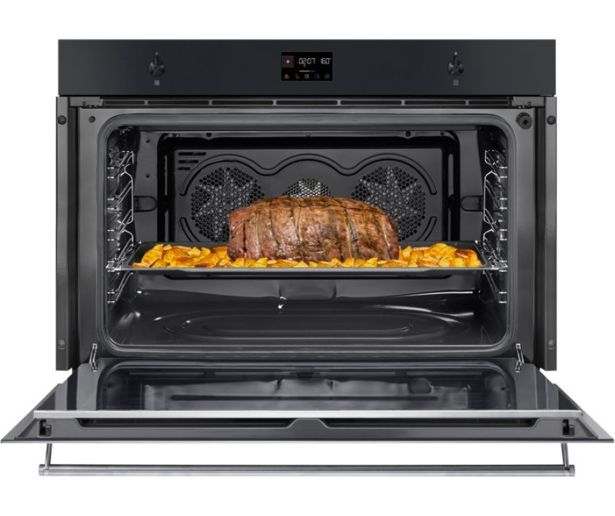 Smeg SFP9302TN inbouw oven - 90 cm. breed - mat zwart