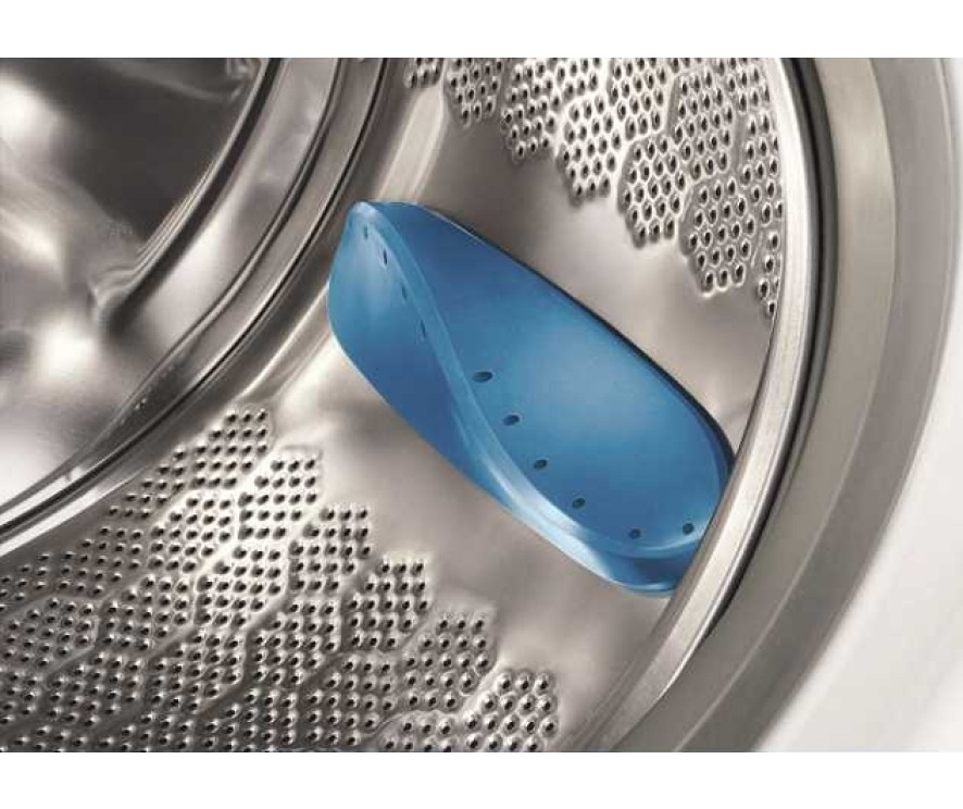 Ook de nieuwe Zanussi ZWF81663W wasmachine is uitgevoerd met de verbeterde trommel