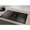 BERBEL inductie kookplaat met afzuiging inbouw DOWNLINE COMPACT BKA83DLC