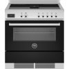 BERTAZZONI fornuis inductie met afzuiging zwart PROCH94I1ENET