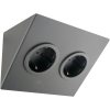 CARESSI contactdoos zwart 2ST14