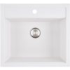 CARESSI spoelbak wit CAGR50KRWH-TU