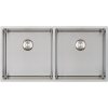CARESSI spoelbak rvs CAPP4040R10