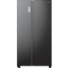 HISENSE side-by-side koelkast blacksteel-look RS711N4AFE