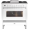 ILVE fornuis gas wit P09FWE3/WH