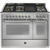 STEEL fornuis gas AP12FF-4TM