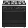 SMEG fornuis mat zwart B91GMMBNLK2