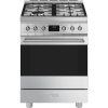 SMEG fornuis gas rvs C6GMXNLK2