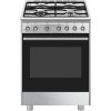 SMEG fornuis gas rvs CX61GMXNLK