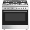 SMEG fornuis gas rvs CX91GMXNLK
