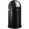 WESCO afvalbak Pushboy, zwart 8011547