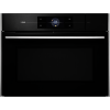 ATAG combi-stoomoven met magnetron inbouw zwart glas CSX4674M