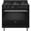 BERTAZZONI fornuis gas zwart MPL95L1ENND