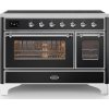 ILVE fornuis inductie rood MI127NE3/BK