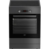 BEKO fornuis inductie antraciet FSM89301GA