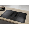 BERBEL inductie kookplaat met afzuiging inbouw DOWNLINE COMPACT BKA83DLC