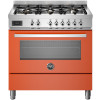 BERTAZZONI fornuis gas PRO96L1EART