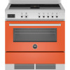BERTAZZONI fornuis inductie met afzuiging oranje PROCH94I1EART