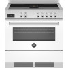 BERTAZZONI fornuis inductie met afzuiging wit PROCH94I1EBIT