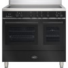 BORETTI fornuis inductie zwart MLI94DZW