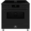 ELEMENTI DI CUCINA fornuis met afzuiging IC9034-ZW-B