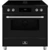 ELEMENTI DI CUCINA fornuis met afzuiging IC9034-ZW-S