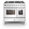 ILVE fornuis gas wit PD096WE3/WH