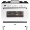 ILVE fornuis gas wit P09FWE3/WH
