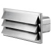 NOVY buitenmuurrooster rvs 906407