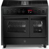 STEEL fornuis inductie zwart Mistral EQ10FF-4FIKW NF