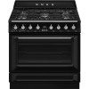 SMEG fornuis gas zwart TR90GMBLNL