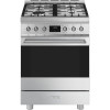 SMEG fornuis gas rvs C6GMXNLK2