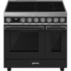 SMEG fornuis inductie antraciet CPF92IMA