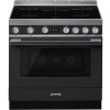 SMEG fornuis inductie antraciet CPF9IPAN