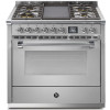 STEEL fornuis gas Ascot AQ9S-4T