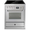 STEEL fornuis inductie Genesi GQ7S-4I