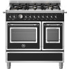 BERTAZZONI fornuis gas HER96L2ENET