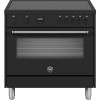 BERTAZZONI fornuis inductie zwart MPL95I1ENNT