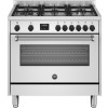 BERTAZZONI fornuis gas rvs MPL96L1EXT