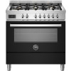BERTAZZONI fornuis gas PRO96L1ENET
