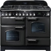 FALCON fornuis Classic Deluxe 110 gas charcoal black
